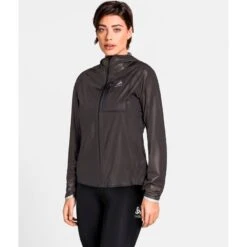 Odlo Zeroweight Dual Dry Waterproof Running Jacket Women - Black 12 Odlo Zeroweight Dual Dry Waterproof Running Jacket Women - Black -Odlo odlo womens zeroweight dual dry waterproof running jacket black 5 1112715