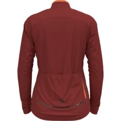 Odlo -Odlo odlo womens zeroweight pro x warm cycling jacket spiced apple 2 1556209