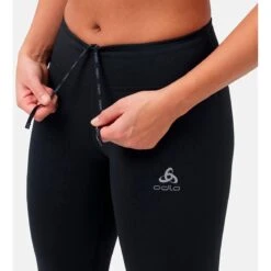 Odlo Zeroweight Running Tights Women - Black -Odlo odlo womens zeroweight running tights black 4 1328507