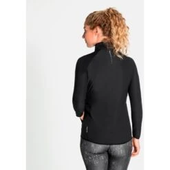Odlo Zeroweight Warm Hybrid Running Jacket Women - Black -Odlo odlo womens zeroweight warm hybrid running jacket black 2 1328595