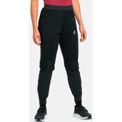 Odlo Zeroweight Warm Running Pants Women - Black -Odlo odlo womens zeroweight warm pants black 1 1328581